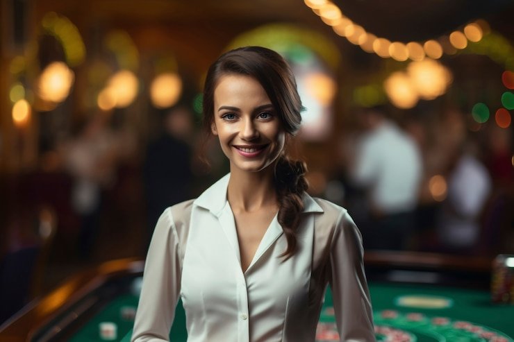Tampilan studio live dealer Singapore Pools di platform kimtoto